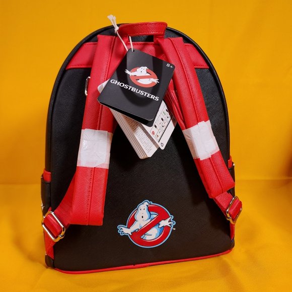 Loungefly Ghostbusters Stay Puft Man Chasing Ecto - 1 Light UP Mini Backpack NEW - Picture 7 of 15